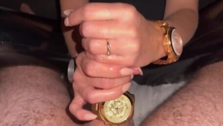 Hot MILF Levels Up: Multiple WRISTWATCH Handjob, Extremely HOT