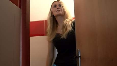 Gorgeous blonde is enjoying intensive penetration so much