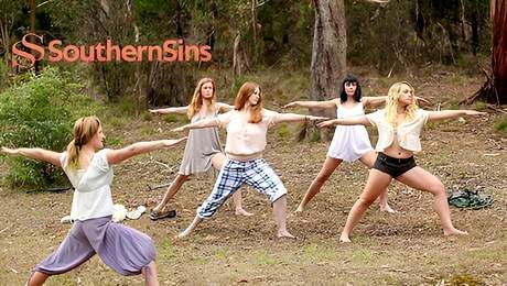 Plastic Kim Cums and Chloe B's natural australia action